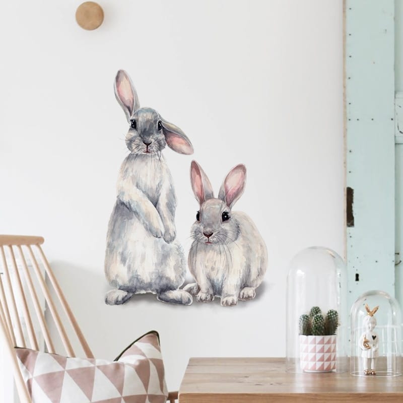 Rabbit wall sticker