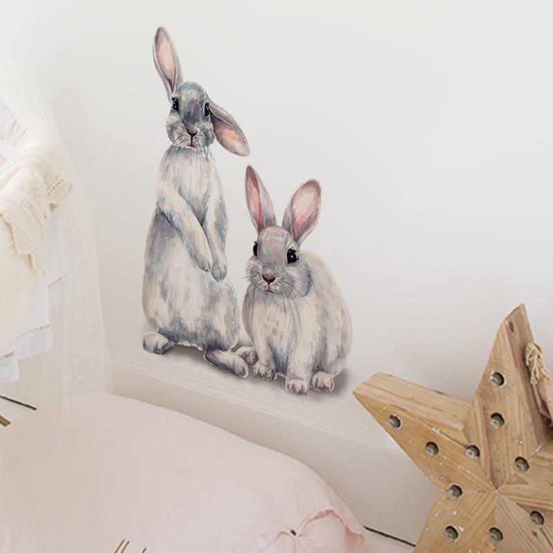 Rabbit wall sticker