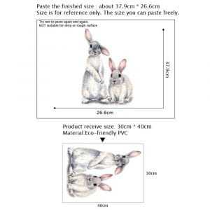 Rabbit wall sticker