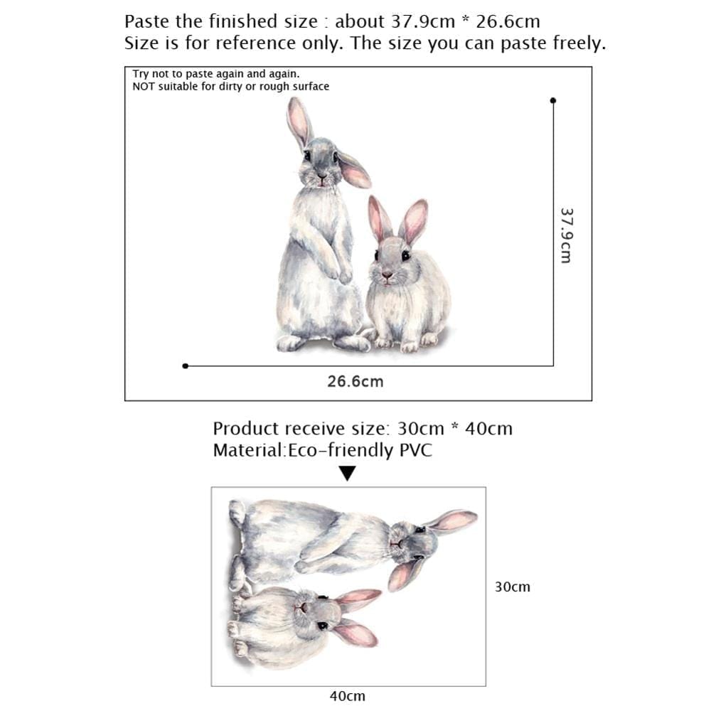 Rabbit wall sticker