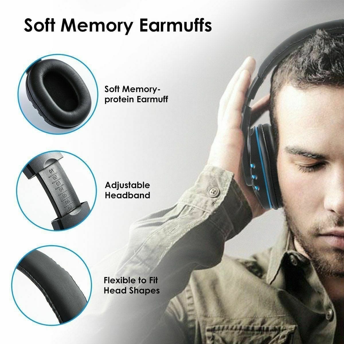 Headphones with microphone for consoles and computers