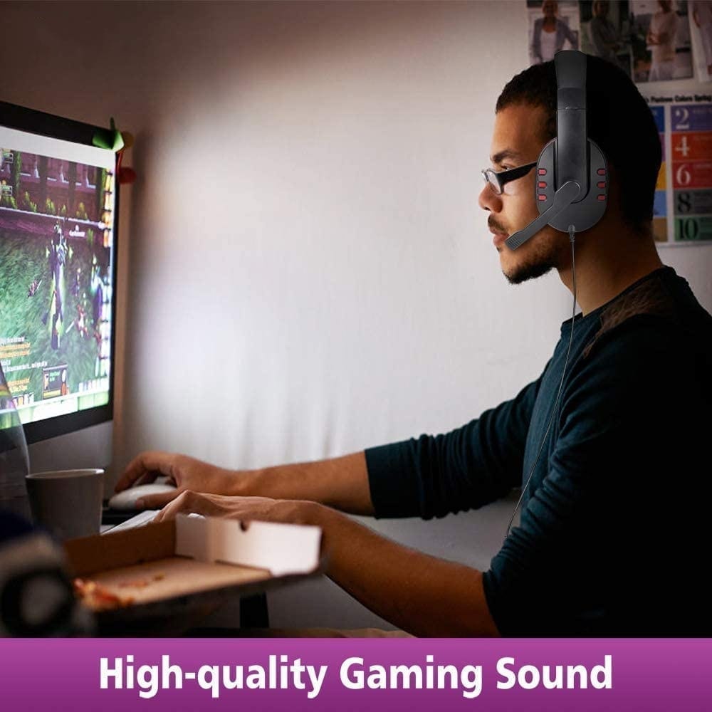 Headphones with microphone for consoles and computers