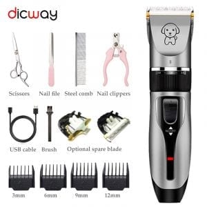 A perfect and rechargeable haircut kit for animals