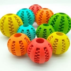 A game ball for the dog to keep the teeth and enjoy