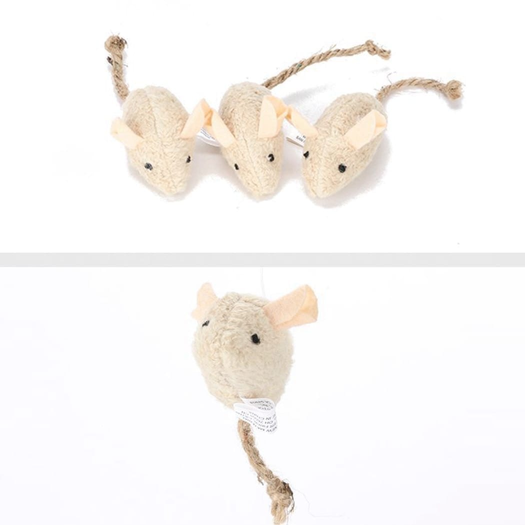 3 pcs mouse toy for cat
