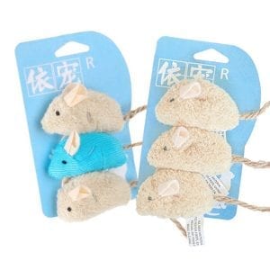 3 pcs mouse toy for cat