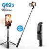 Bluetooth selfie stick with remote