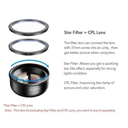Apexel 100mm lens for cellphone