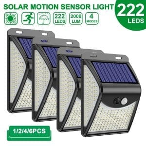 Solar projector with led lights including motion sensor