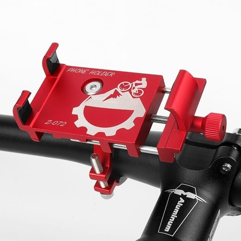 Universal phone holder for bicycles