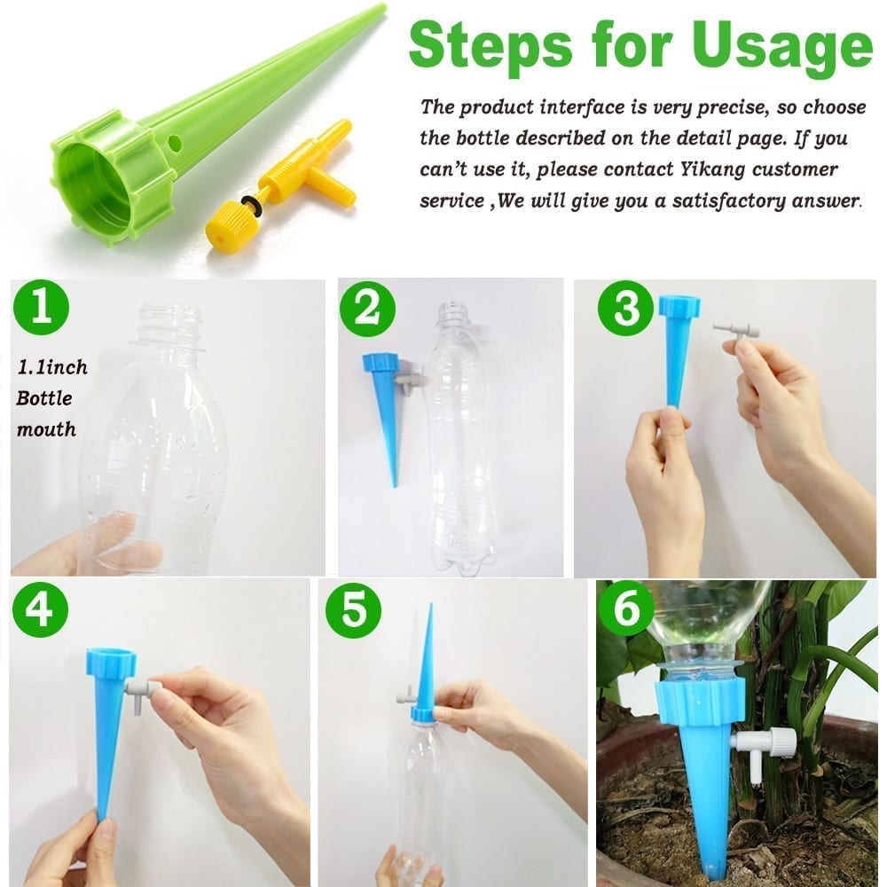 36/24/12 pcs special device for auto drip irrigation by a simple bottle
