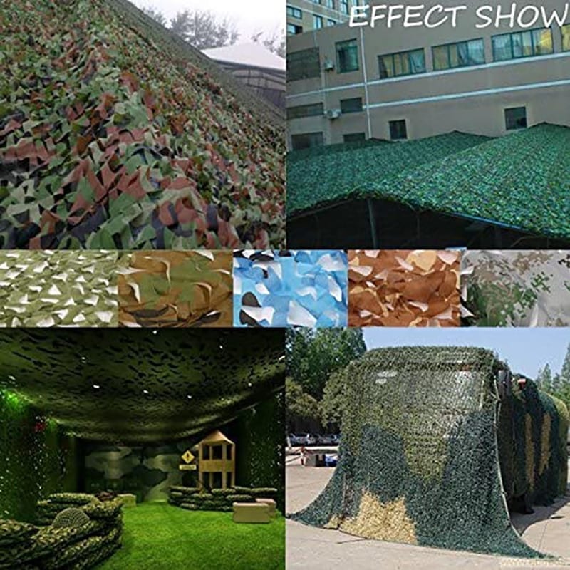 Up to 10 meters camouflage shade net for camping or yard