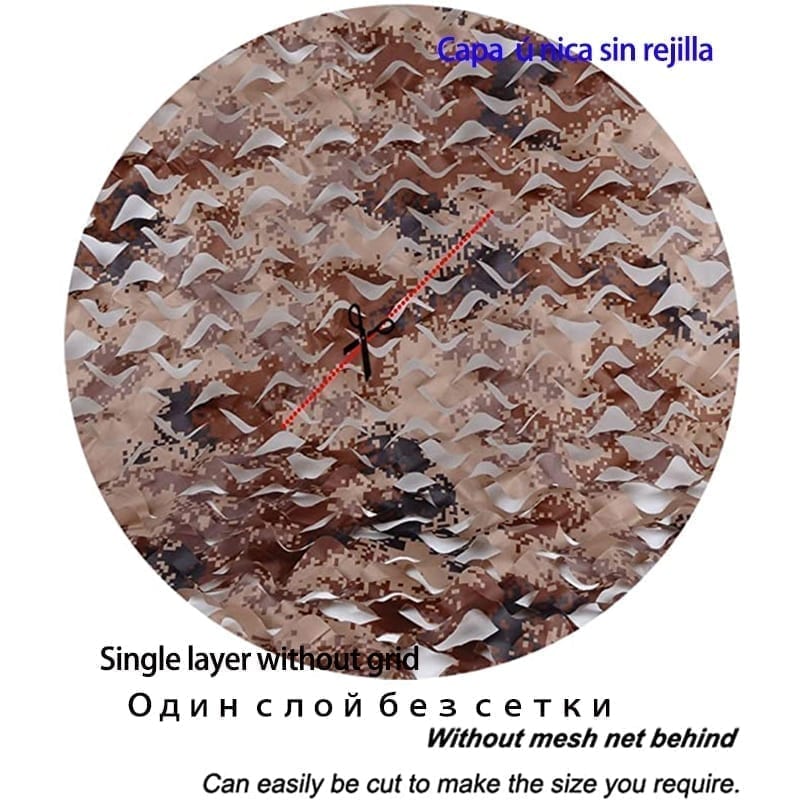 Up to 10 meters camouflage shade net for camping or yard