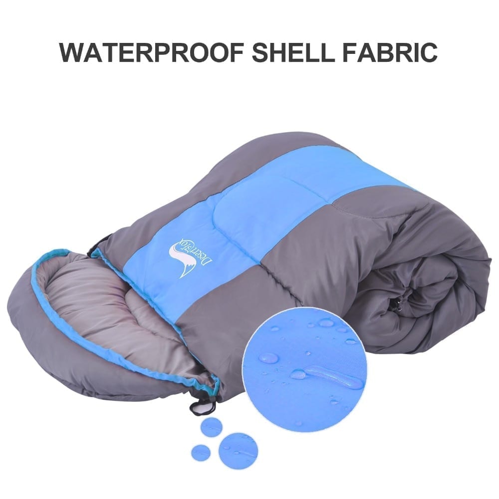 Sleeping bag 4 seasons for trips and outdoor accommodation