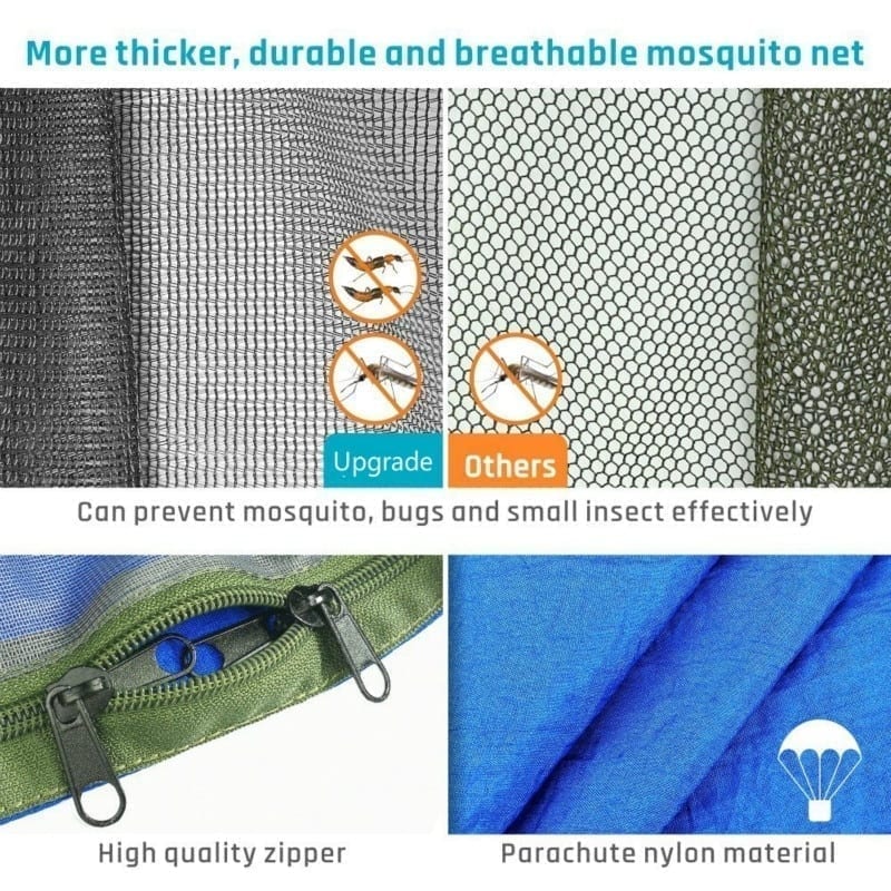 2021 camping hammock with mosquito net