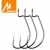 Carbon hooks adapted for dressing fish-like in a variety of sizes, in packages of 50