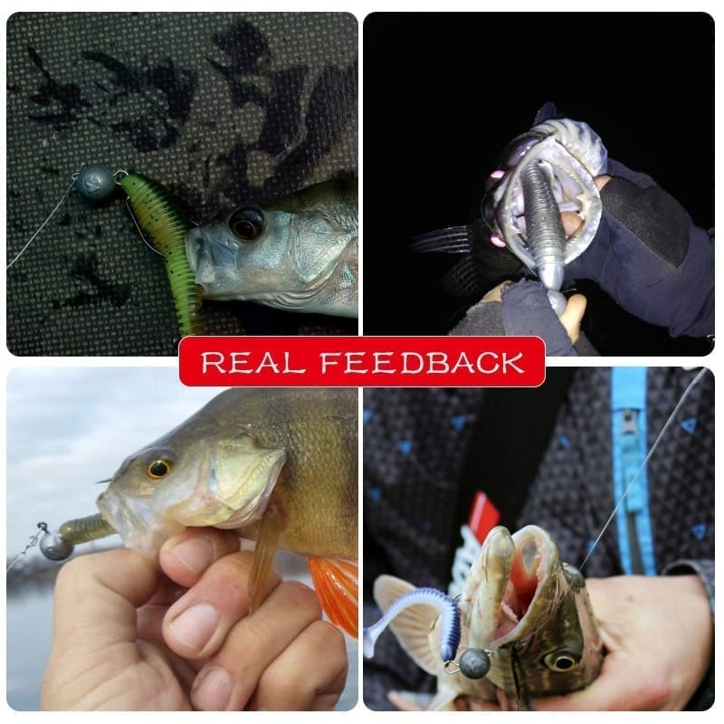 Carbon hooks adapted for dressing fish-like in a variety of sizes, in packages of 50