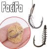 10 or 20 package of special fishing hooks with a spring for dressing soft organic bait