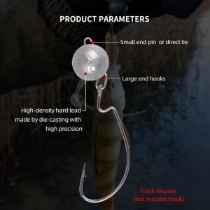 Fishing weight with rings that is also suitable for fish-shaped at different weights