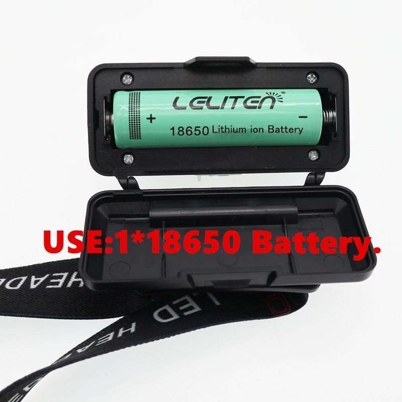 Rechargeable led flashlight suitable for camping trips and fishing