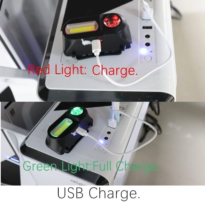 Rechargeable led flashlight suitable for camping trips and fishing