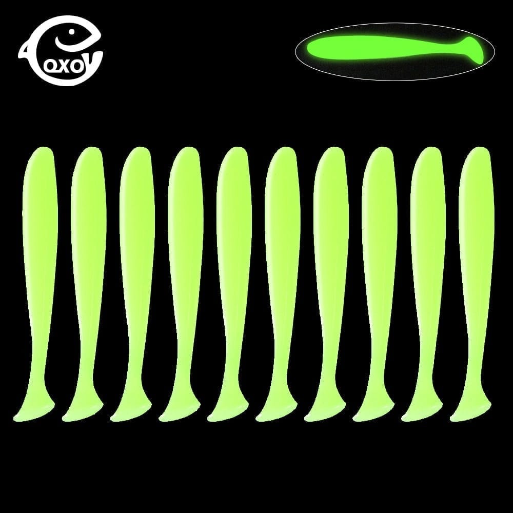 10pcs / lot 7cm 2g silicone soft lures suitable for saltwater or freshwater fishing