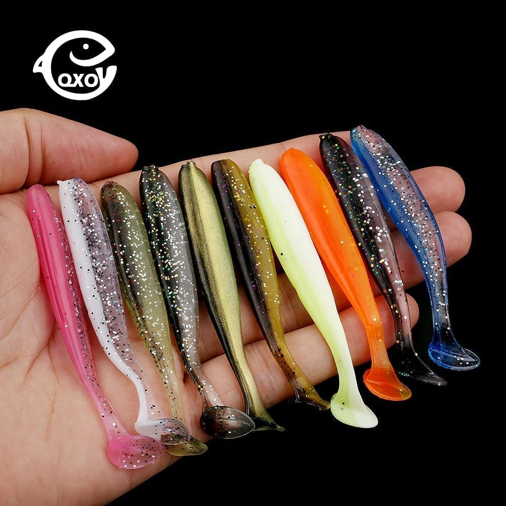 10pcs / lot 7cm 2g silicone soft lures suitable for saltwater or freshwater fishing