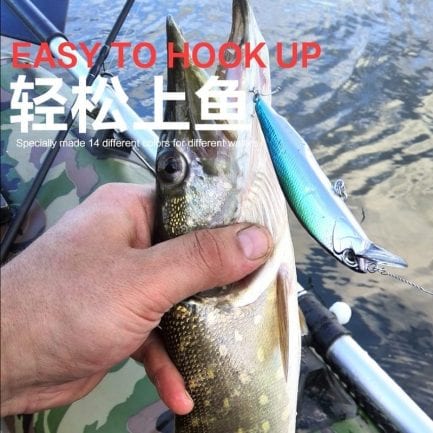 Bearking 10cm 15g hard bait fishing 14 color towing depth 0.8-1.5m