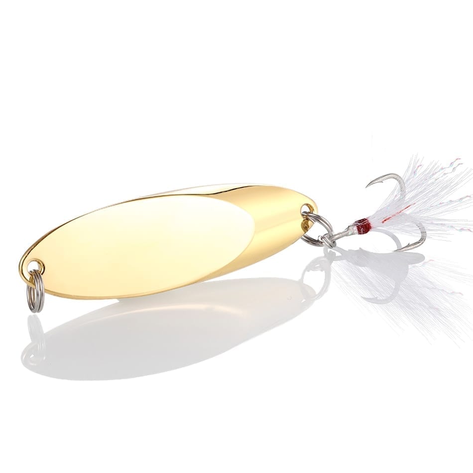 1pcs metal spoon lure hard bait fishing lure spinnerbite sequins 2.5g-42g
