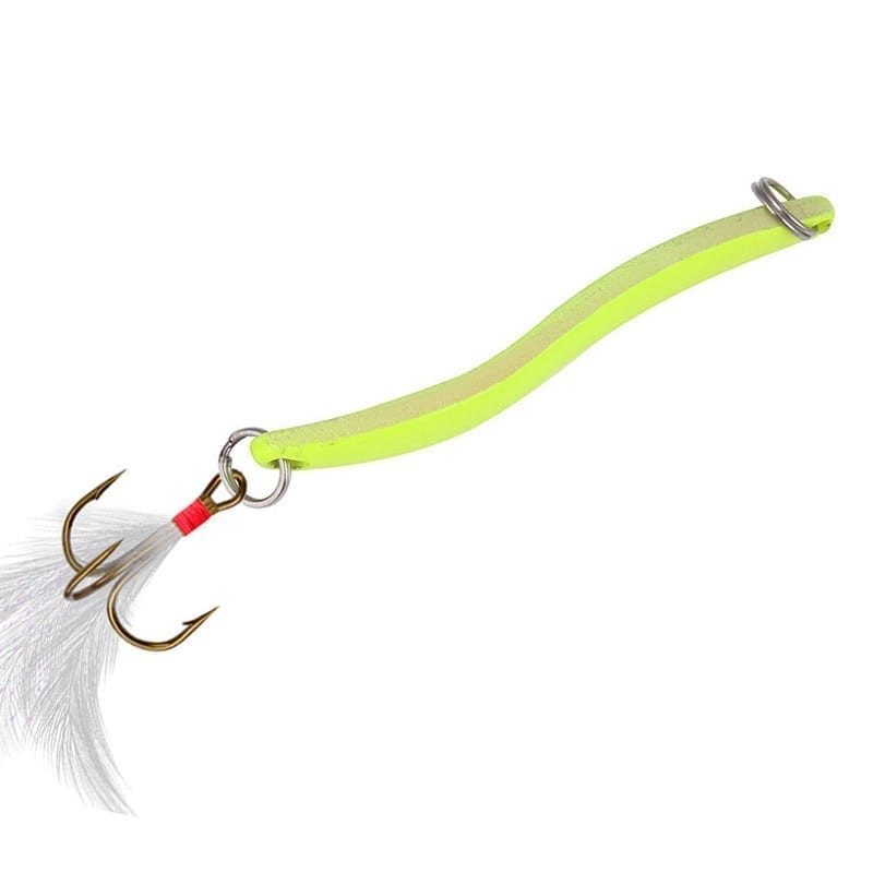1pcs metal lure spoon glow spinner 5g 7g 10g 13g back feather