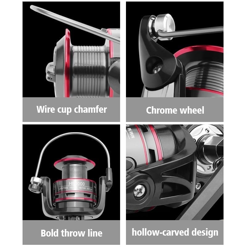 Linnhue 500-7000 spinning reel 10kg drag fishing saltwater reel