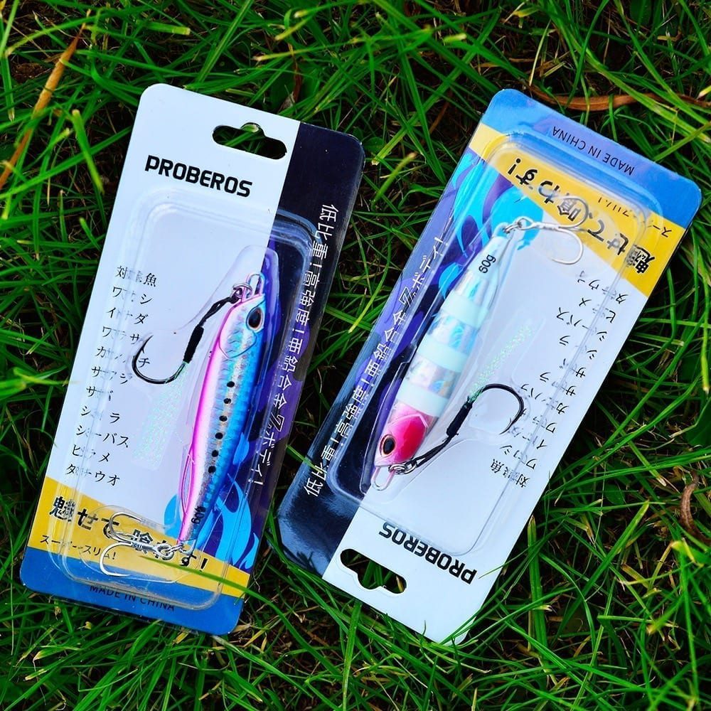 Metal jig fishing lure weights 10g-60g jigging lure saltwater