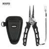 F07 stainless steel fishing pliers braid cutters crimper hook remover saltwater resistant