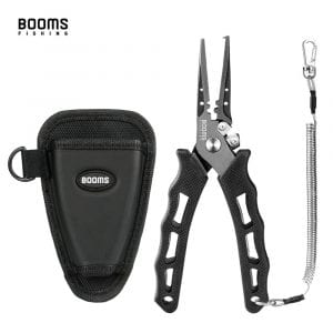 F07 Stainless Steel Fishing Pliers Braid Cutters Crimper Hook Remover Saltwater Resistant