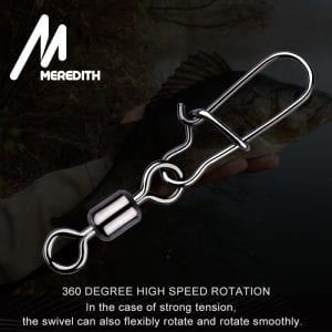 MEREDITH 50PCS Connector Pin Bearing Rolling Swivel Stainless Steel