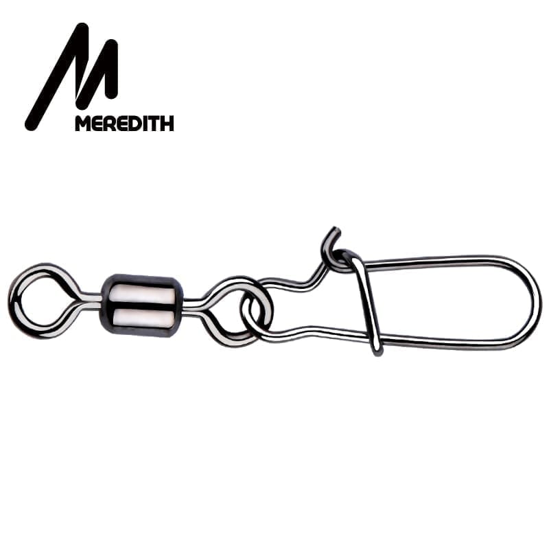 Meredith 50pcs connector pin bearing rolling swivel stainless steel