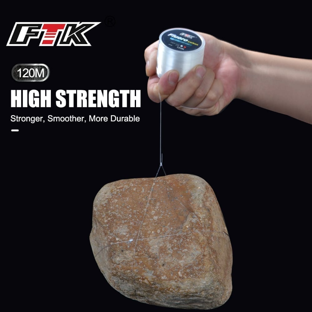 120m fluorocarbon coating fishing line 0.20mm-0.60mm leader line