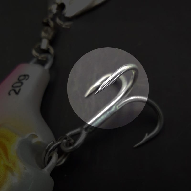 Rotating metal vibration bait spinner fishing lures 5/10/15/20g