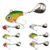 Rotating metal vibration bait spinner fishing lures 5/10/15/20g