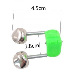 OUTKIT 5pcs/lot Fishing Bite Alarms, Rod Bell , Clamp Tip Clip