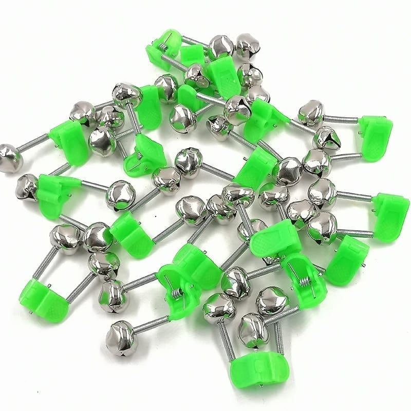Outkit 5pcs/lot fishing bite alarms, rod bell , clamp tip clip