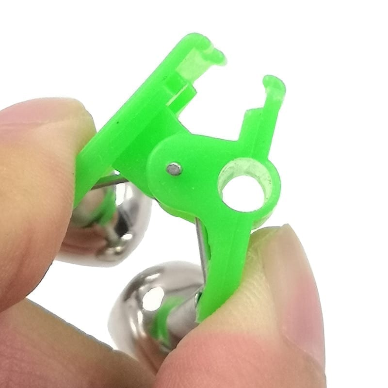 Outkit 5pcs/lot fishing bite alarms, rod bell , clamp tip clip