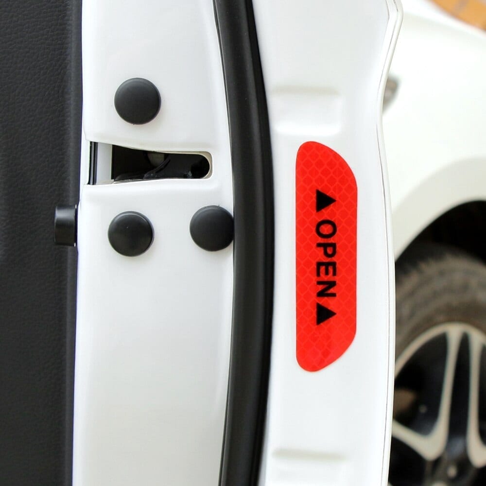 Fluorescent car reflective strips warning stickers
