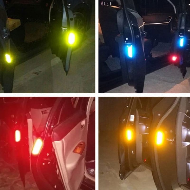 Fluorescent car reflective strips warning stickers