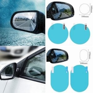 2Pcs/set Rainproof Anti Fog Anti-glare Waterproof Sticker