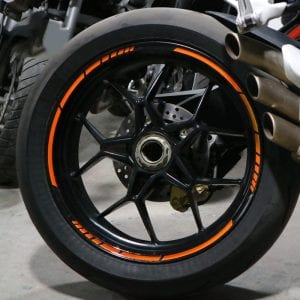 5 Colors Cars and Motorcycle Styling Strips Reflective Wheel Stickers