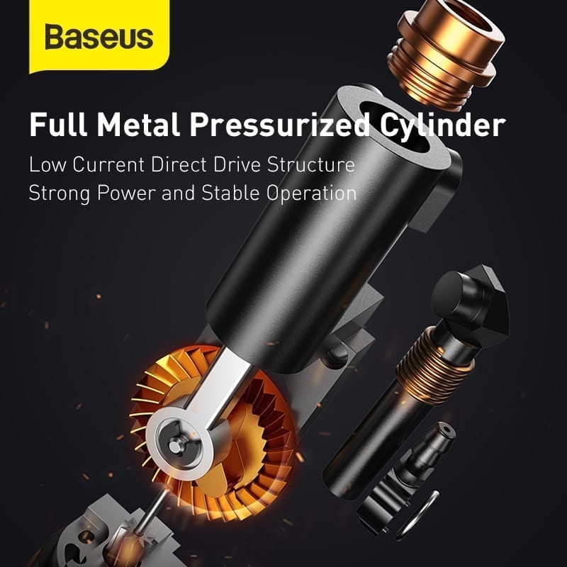 Air compressor pump with led lamp for car motorcycle and bicycle tire