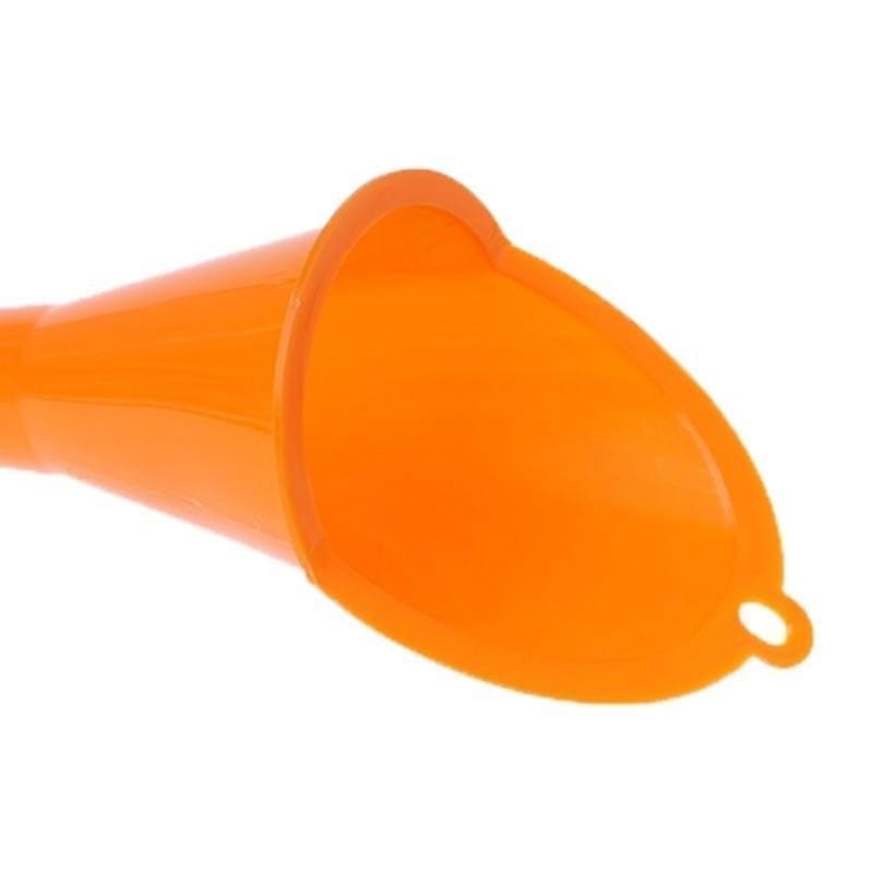 Motorcycle, car long mouth funnel plastic refueling oil