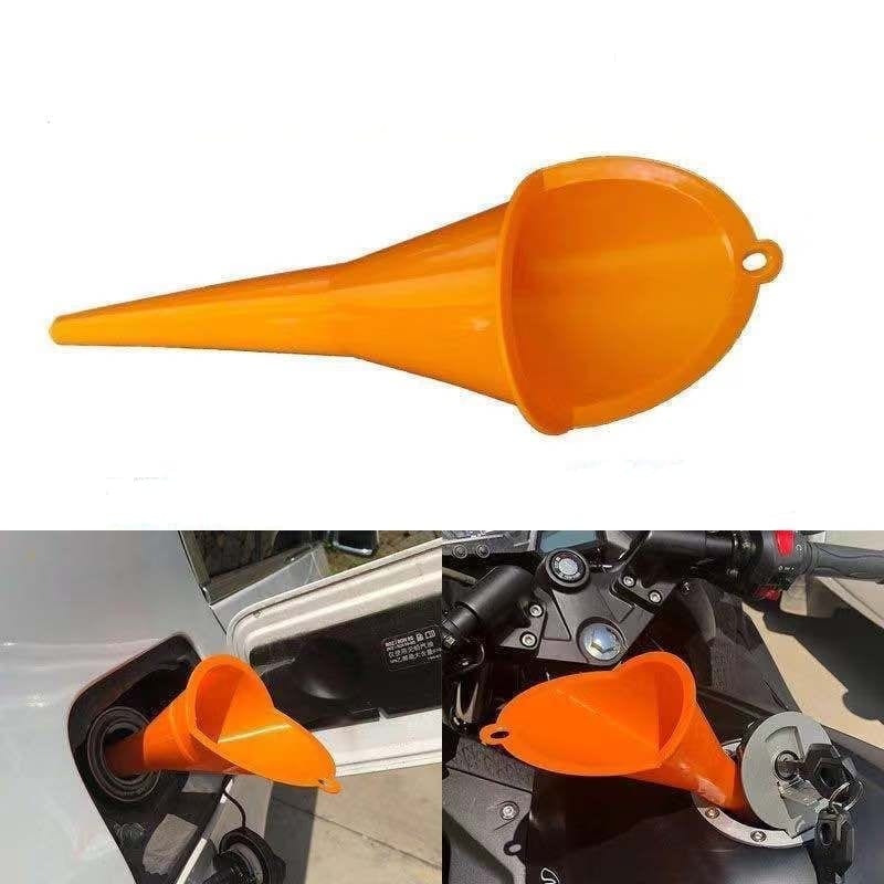 Motorcycle, car long mouth funnel plastic refueling oil
