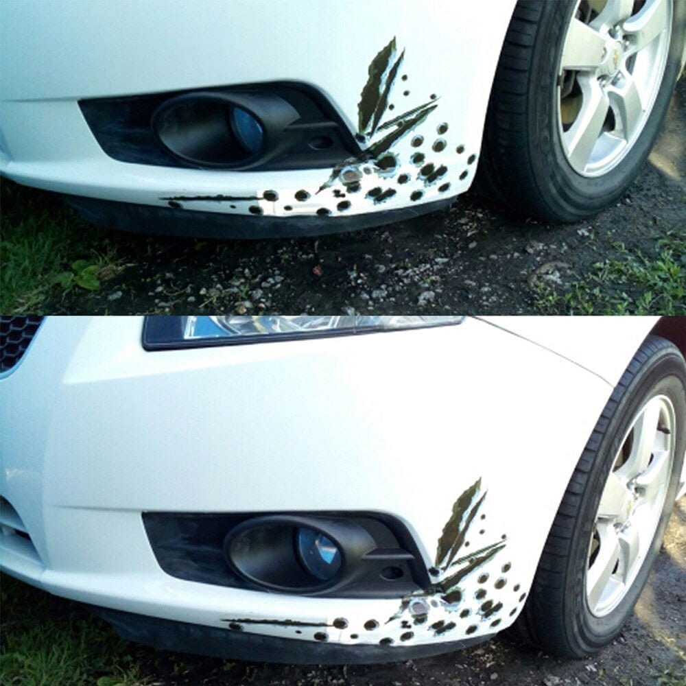 1pcs funny car stickers 3d realistic bullet hole car and motorcycle